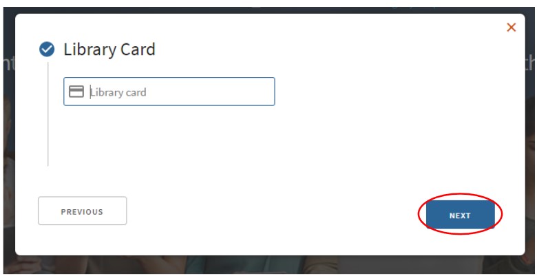 library card input